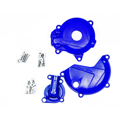 Защита крышек двигателя пластик (компл. 3 шт.) OTOM ZS 177FMM (NC250) (синяя) - фото 11109