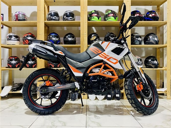 Мотоцикл турэндуро ROCKOT HOUND 250 2.0 (белый/оранжевый, ЭПТС) S5NUTJYpi3FfS6Nv1DEGq2 - фото 18805