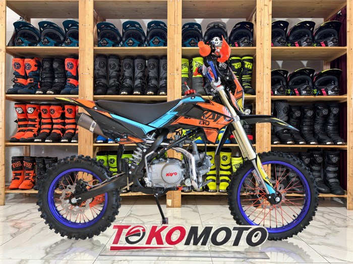 Питбайк KAYO EVOLUTION YX125EM 17/14 KRZ (механ. сцепл., эл. стартер 2020 г.) 020012-789-9189 - фото 24376