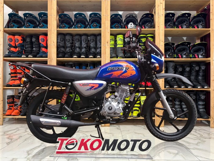 Мотоцикл Bajaj Boxer BM 125 X- 5 передач Черный DL49edLtiDmU5rhM0Uew42 - фото 25274