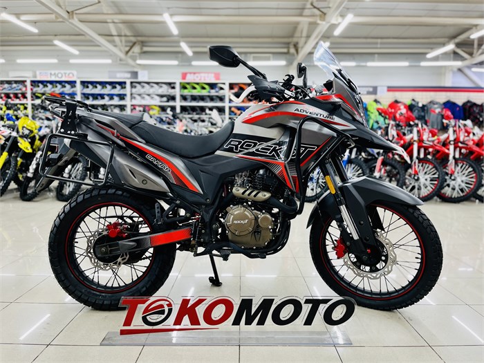 Мотоцикл турэндуро ROCKOT DAKAR ADVENTURE 2.0 (серый/красный) tZUTtYM1jCQZTQWzVWcmQ3