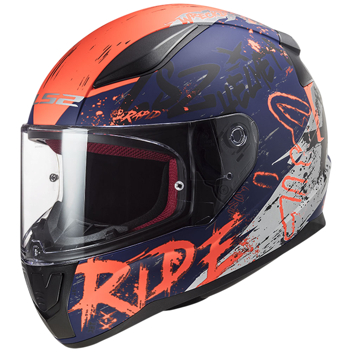 Шлем LS2 FF353 RAPID NAUGHTY Matt Blue Fluo Orange M tjMBbLisjiA5AbKCXcFoP0