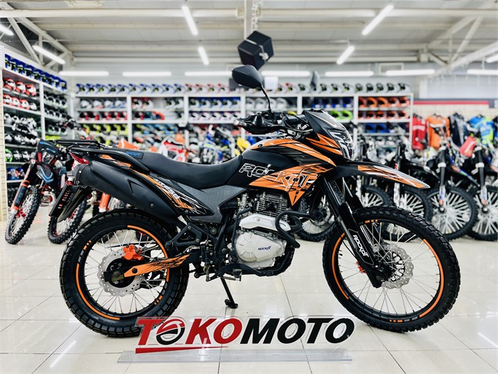 Мотоцикл эндуро ROCKOT XR250 (черный/оранжевый, 21/18, ЭПТС) 00000441442