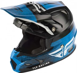 Шлем (кроссовый) FLY RACING TOXIN MIPS EMBARGO черный/синий (2019) M - фото 4761