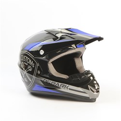 Шлем WLT125 Черный/синий XS (53-54) - фото 5765