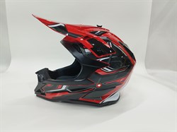 Кроссовый шлем Raptor 2.0 (Красный/черный) M - фото 7649