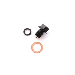 Пробка двигателя сливная с магнитом M12x1,50 SM-PARTS черная - фото 7898