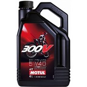 Motul Масло мото синт 4Т 300V FL ROAD RACING ESTER CORE 5w40 /4L/ 104115