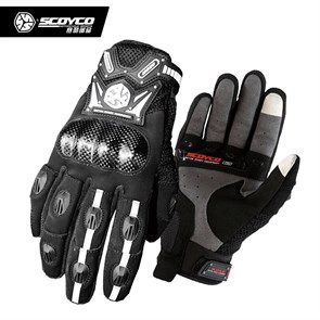 Перчатки Scoyco MC20 (Carbon) Черно/белый (XL)