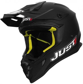 Шлем кроссовый JUST1 J38 Solid (черный/матовый) (L) 020035-880-2932