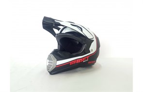 Шлем кроссовый TM801 (белый/черный) S
