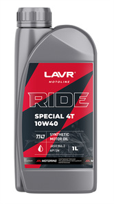 LAVR MOTO Моторное масло RIDE SPECIAL 4T 10W-40 SN 1л. LN7747