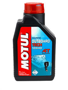 Motul Масло лодочное 4Т Technosynthese Outboard Teh 10w40 подвес двигатель SJ/SC, FC-W FB-23656K /1L/ 98876