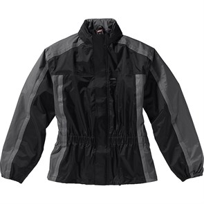 Дождевая куртка Rain-Lite чёрно-серая S.