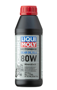LiquiMoly Мин. тр. масло для мотоциклов Racing Gear Oil 80W (0.5л) 1617-1
