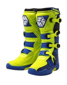 Ботинки Scoyco MBM009, 43 (лайм/синий) 11398