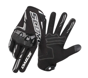 Мотоперчатки SCOYCO MC101 (XL, черный/белый, Touch Screen,
Anti-Slip) RM-435512