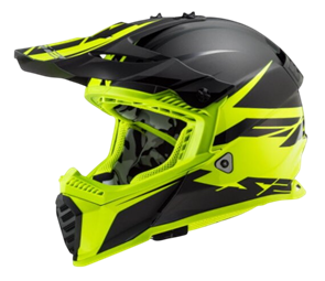 Шлем LS2 MX437 FAST EVO ROAR Black Hi-Vis Yellow XL 9DJkA4Q5jDiiWcHdgyDjf1