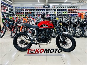 {{photo.Alt || photo.Description || 'Мотоцикл дорожный ROCKOT SCRAMBLER (красный глянцевый)'}}