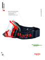 STARKS Кроссовые очки №130 красный LC0138