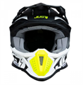 Шлем кроссовый JUST1 J18 HEXA (черный/серый/Hi-Vis желтый/белый мат.) (L) 1560035-880-4583