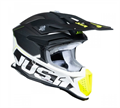 Шлем кроссовый JUST1 J18 HEXA (черный/серый/Hi-Vis желтый/белый мат.) (L) 1560035-880-4583