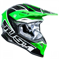 Шлем кроссовый JUST1 J39 THRUSTER (черный/Hi-Vis зеленый/белый глянц.) (L) 1560035-880-7136