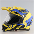 Мотошлем RACER BLD-819-7 синий/желтый (M) - фото 12924