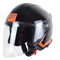 Шлем (открытый со стеклом) ORIGINE PALIO FLOW черный/оранжевый глянцевый L - фото 4762