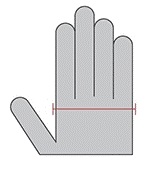 Размер мотоперчаток